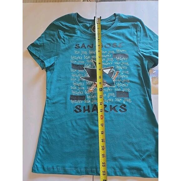NHL San Jose Sharks Girl's Crew Neck T-Shirt XL - Picture 3 of 5